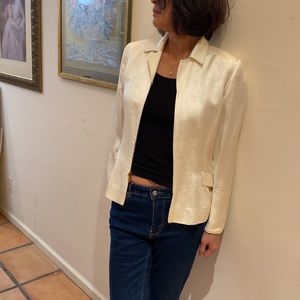 Saint John vintage zip up jacket size 6